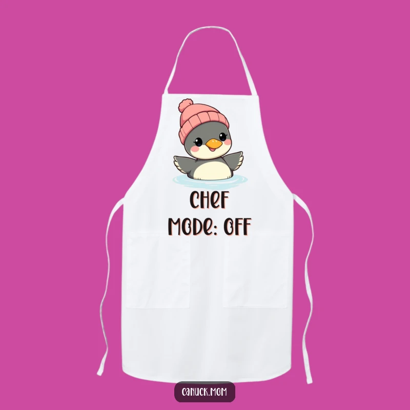 Funny Loon Beanie Apron: Chef's Floater Style, Kitchen Humor & Funny Gift