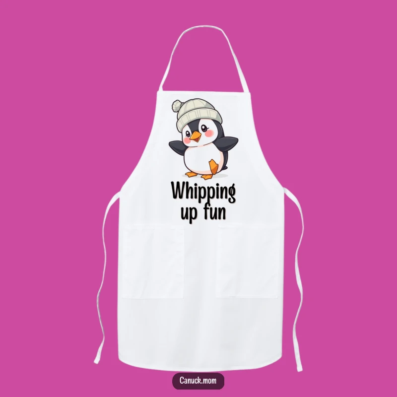 Funny Puffin Hat Apron: Chef's Tapper Style, Kitchen Fun, Perfect Funny Gift