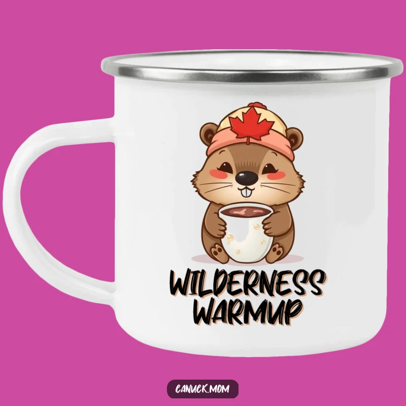 Funny Beaver Camping Mug: Maple Leaf Toque Cocoa Lover, Rugged Canadian Funny Gift