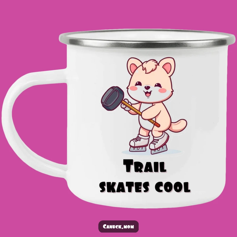 Funny Hockey Campfire Skating Mug - Outdoor Sporty Gift