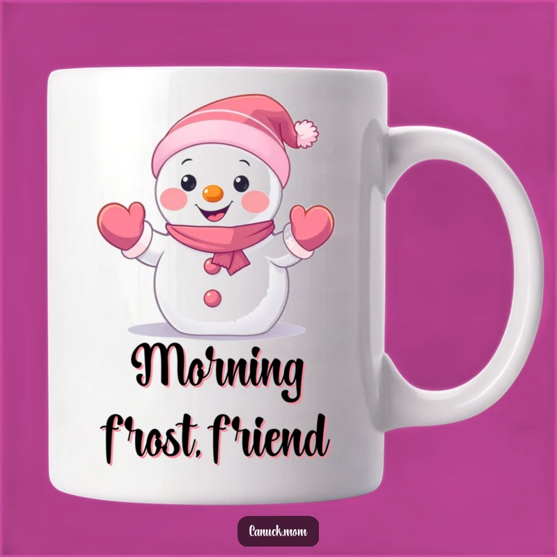 Funny Snowman Mug: A Waving Friend for Your Coffee, Perfect Winter Funny Gift!