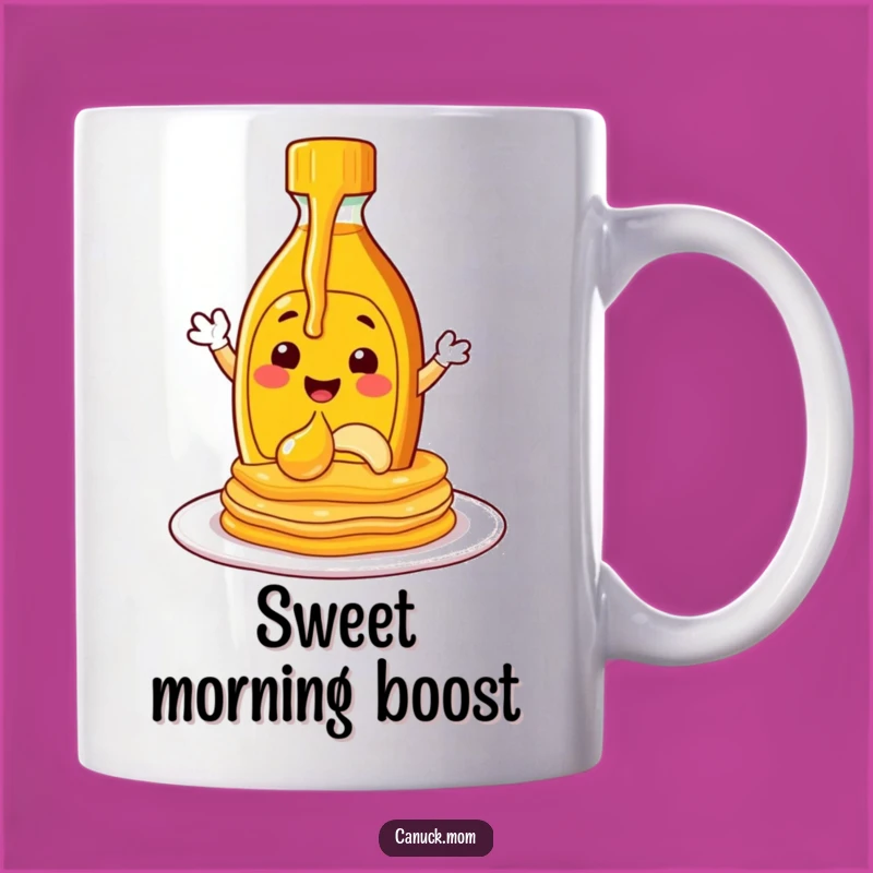 Funny Maple Syrup Pouring Mug - Perfect Breakfast Gag Gift!