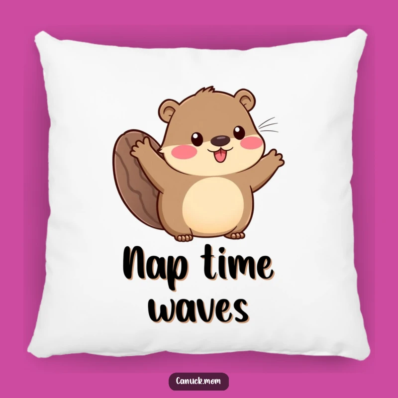 Comfy Funny Beaver Tail Animal Pillow: Cozy Welcomes, Ideal Funny Gift