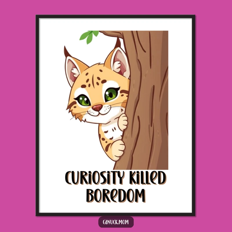 Funny Lynx Poster - Add Curious Charm to Your Walls