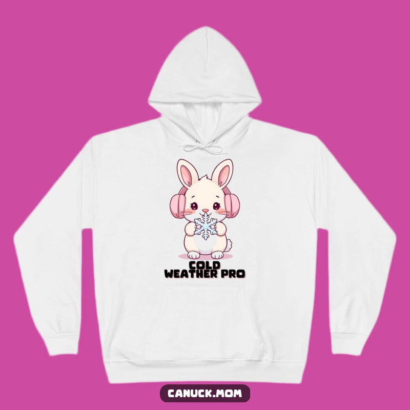 Funny Cozy Rabbit Hoodie: Warm Winter Ear Muffs Snow Bunny Gift
