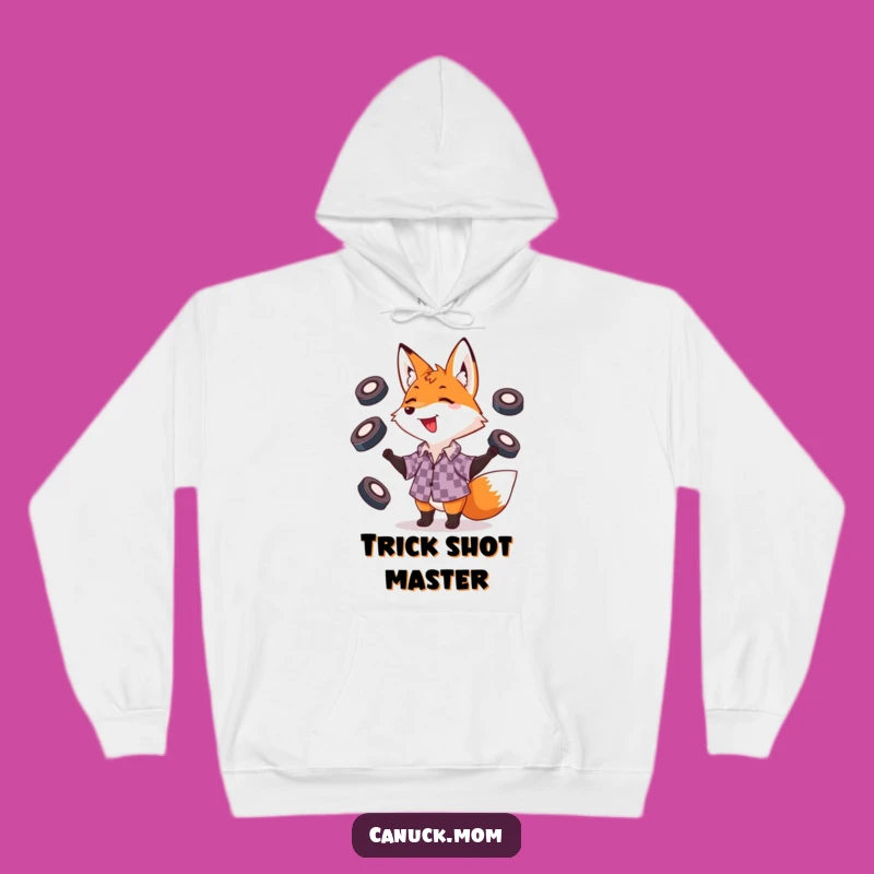 Funny Fox Juggling Hoodie: Cozy Playful Fox for a Humorous Gift