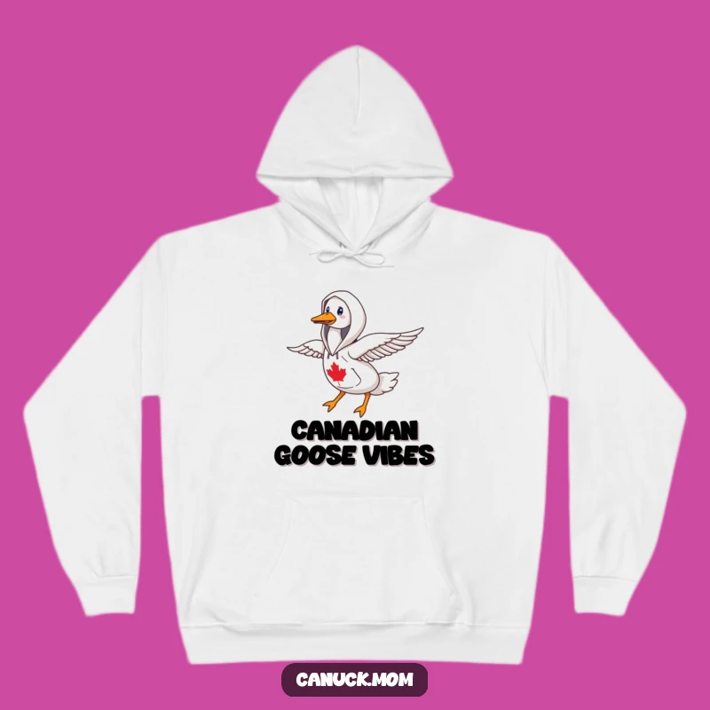 Funny Goose Hoodie: Cozy Canadiana Bird Lover Gift