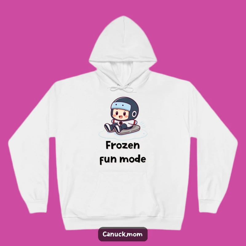 Funny Puck Slide Hoodie: Cozy Hockey Humor, The Ultimate Warm Funny Gift