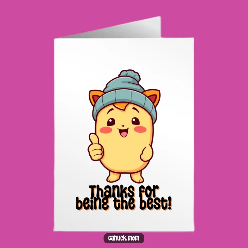 Free Printable Poutine Thank You Card: Funny Downloadable Comfort Food Gratitude