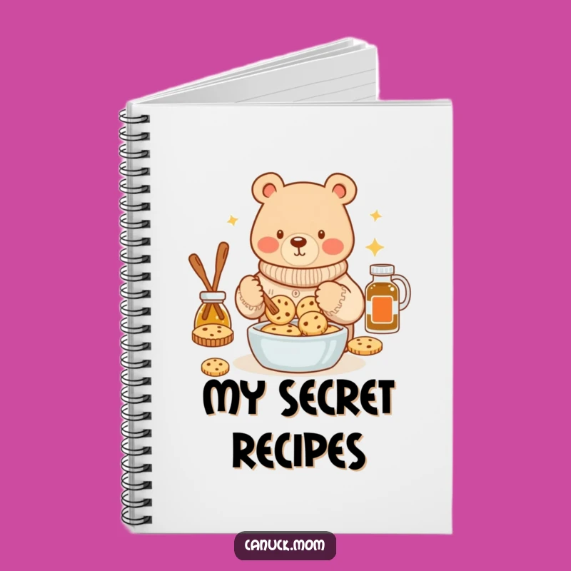 Funny Bear Baking Sweater Notebook: Journal Sweet Recipes
