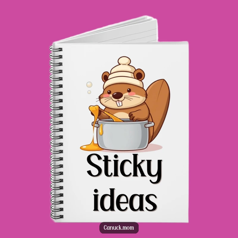 Funny Beaver Maple Syrup Notebook: Canadian Chef Journal Gift