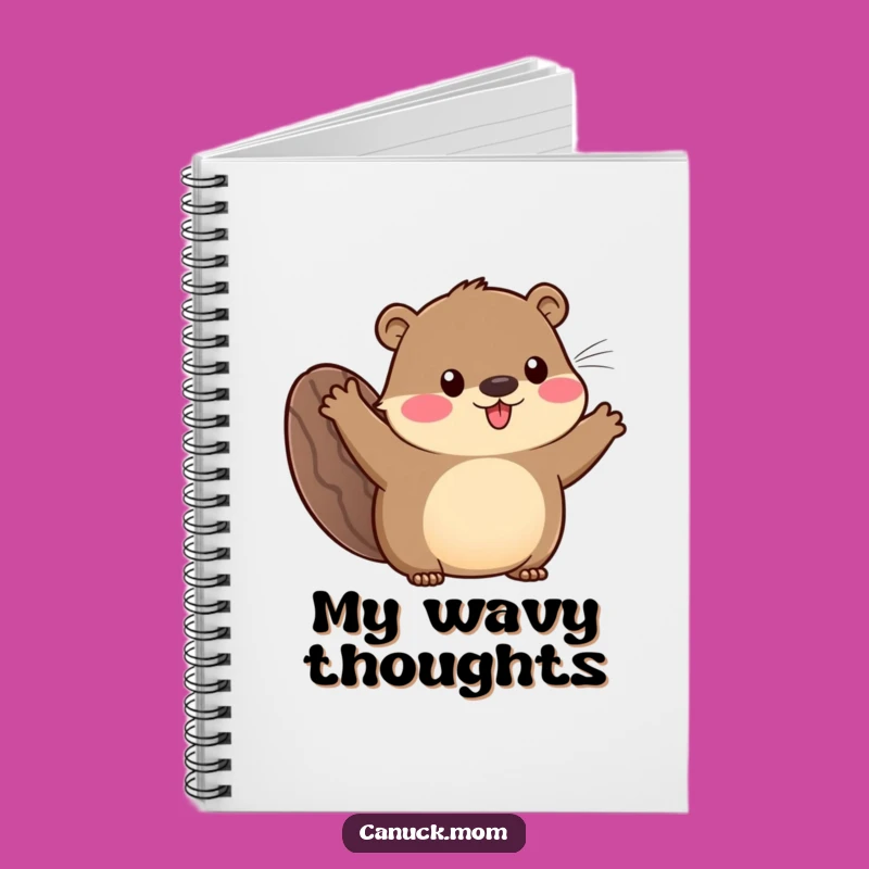 Funny Beaver Tail Animal Notebook: Jot Down Enthusiastic Notes, Great Funny Gift