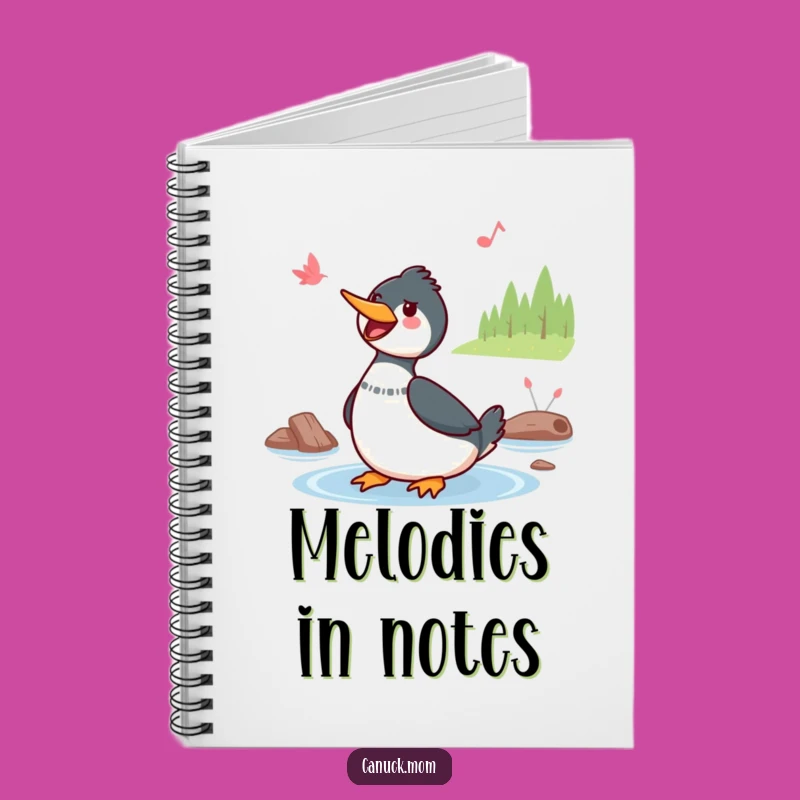 Funny Kawaii Loon Notebook: Cheerful Journaling, Perfect Funny Gift