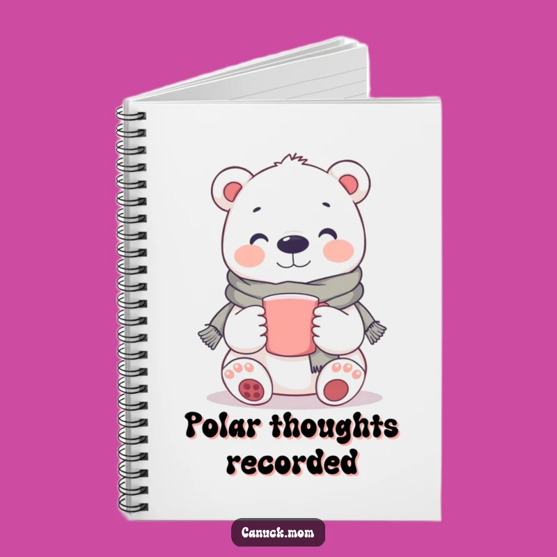 Funny Polar Bear Notebook: Jot Down Ideas with This Cozy Character