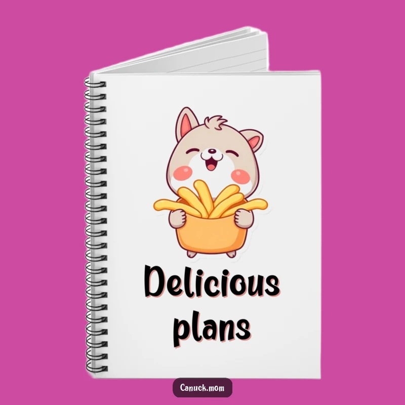 Funny Poutine Character Notebook: Journal Your Delicious Thoughts