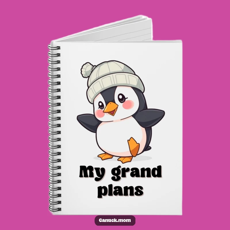 Funny Puffin Hat Notebook: Jot Down Fun Ideas with a Tapping Bird, Great Gift
