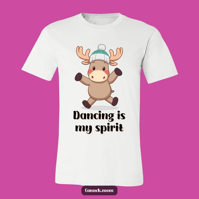 Funny Moose Dance T-Shirt: Playful Toque Moose, Your New Favorite Funny Gift Tee