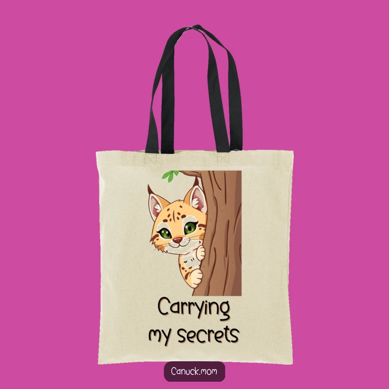 Funny Lynx Tote Bag - Carry Your Curiosity and Essentials with Style