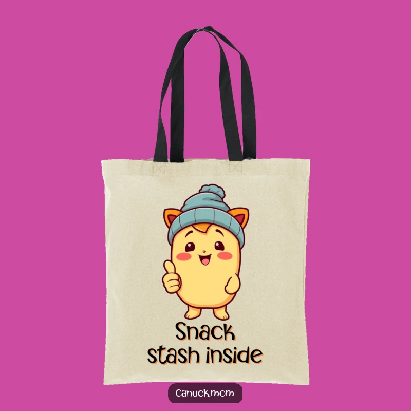 Funny Poutine Beanie Tote Bag - Carry Your Canadian Comfort!